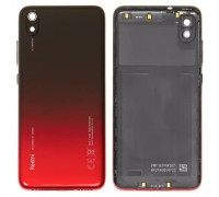 Задня панель корпусу для Xiaomi Redmi 7A, червона, з боковими кнопками