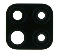 Стекло камеры для Huawei P40 Lite, черное, без рамки