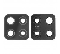 Скло камери для Samsung A125F Galaxy A12, чорне