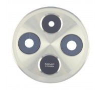 Скло камери для Xiaomi Redmi 14C, зелене, з рамкою