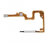 Шлейф для Huawei Honor X7, X7a, сканера отпечатка пальца (Touch ID), серебристый (Titanium Silver), Original (PRC)