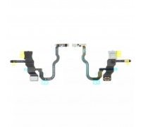 Шлейф для iPhone X, кнопки включения, с компонентами