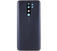 Задня панель корпусу для Xiaomi Redmi Note 8 Pro, чорна + скло камери