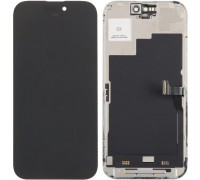 Дисплей для iPhone 15 Pro, черный, с рамкой, Copy, (TFT), GX