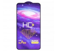Захисне скло ASP для Apple iPhone 11 Pro Max, iPhone XS Max, 0,33 мм 9H, сумісне з чохлом, Full Glue, чорне, HD+ 