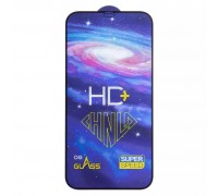 Защитное стекло ASP для Apple iPhone 12 Pro Max, 0,33 мм 9H, совместимо с чехлом, Full Glue, черный, HD+