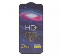 Захисне скло ASP для Apple iPhone 15 Pro Max, 0,33 мм 9H, сумісне з чохлом, Full Glue, чорне, HD+ 