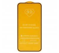 Захисне скло для Apple iPhone 13, iPhone 13 Pro, iPhone 14, сумісне з чохлом, Full Glue, (без упаковки), чорне 