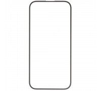 Захисне скло для Apple iPhone 14 Pro, iPhone 15, iPhone 16, сумісне з чохлом, Full Glue, (без упаковки), чорне 