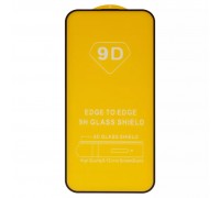 Защитное стекло для Apple iPhone 15 Plus, совместимо с чехлом, Full Glue, (без упаковки), черный