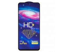 Защитное стекло ASP для Xiaomi Poco C40, Redmi 10C, Redmi 12C, 0,33 мм 9H, совместимо с чехлом, Full Glue, черный, HD+