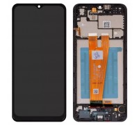 Дисплей для Samsung A045 Galaxy A04, черный, с рамкой, (Box)