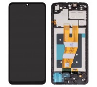 Дисплей для Samsung A055 Galaxy A05, черный, с рамкой, (Box)