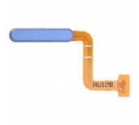 Шлейф для Samsung M526 Galaxy M52, кнопки ввімкнення, сканера відбитка пальця (Touch ID), синій (Icy Blue), Original (PRC) 