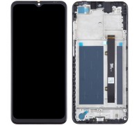 Дисплей для ZTE Blade A52, Blade A53 Pro, чорний, з рамкою, Original (PRC)