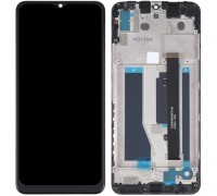 Дисплей для ZTE Blade A71, черный, с рамкой, High Copy
