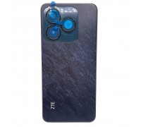 Задня панель корпуса для ZTE Blade A75 4G, чорна (Basalt Black)