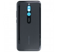 Задня панель корпусу для Xiaomi Redmi 8, чорна (Onyx Black), Copy