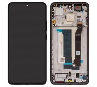 Дисплей для Xiaomi Poco X7 Pro, чорний, з рамкою, Original (PRC), 2412DPC0AG, 2412DPC0AI