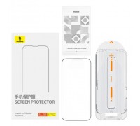 Защитное стекло Baseus для Apple iPhone 15 Pro, прозрачное, Full-View HD Tempered Glass Screen Protector, комплект 2шт.