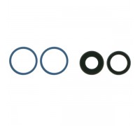 Стекло камеры для iPhone 12, iPhone 12 mini, синее, с кольцом, комплект 2 шт.