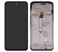 Дисплей для Xiaomi Poco M7 4G, Redmi 15 4G, чорний, з рамкою, (Box), 165mm, global version