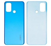 Задняя панель корпуса для Oppo A53 4G, A53s 4G, A32, A33 (2020), голубая (Fancy Blue), Copy