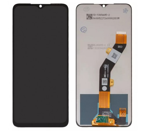 Дисплей для ZTE Blade A34, Blade A54, чорний, без рамки, High Copy