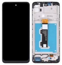 Дисплей для Motorola Moto E30 XT2158-6, Moto E40 XT2159, чорний, з рамкою, Original (PRC)