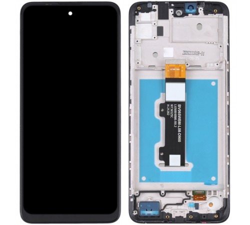 Дисплей для Motorola Moto E30 XT2158-6, Moto E40 XT2159, чорний, з рамкою, Original (PRC)
