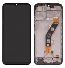 Дисплей для Tecno Spark 10, черный, с рамкой, Original (PRC), KI5Q