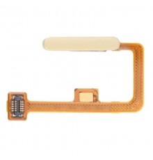 Шлейф для Xiaomi Mi 11 Lite, Mi 11 Lite 5G, Mi 11 Lite 5G NE, сканера отпечатка пальца (Touch ID), желтый (Citrus Yellow), Original (PRC)