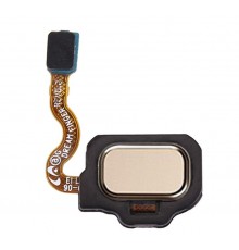 Шлейф для Samsung G950F Galaxy S8, G955F Galaxy S8 Plus, сканера відбитка пальця (Touch ID), золотистий (Maple Gold), v 0.2, Original (PRC)