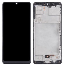 Дисплей для Samsung A426 Galaxy A42 5G, черный, Best copy, с рамкой, Сopy (TFT)