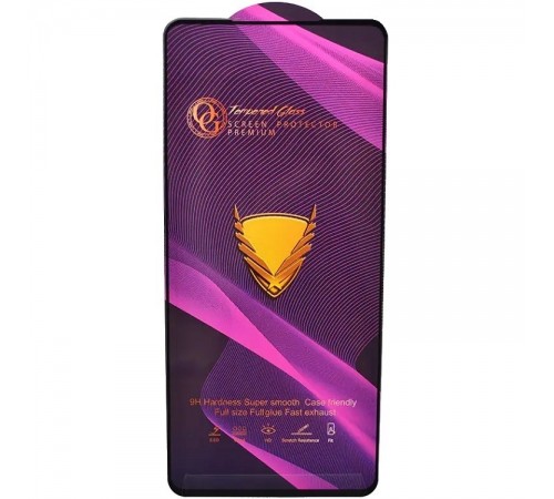 Защитное стекло для Tecno Camon 17P (CG7n), Camon 17 Pro (CG8), Camon 18 (CH6n), Spark 10 pro (KI7); Infinix Note 30, Hot 11s, 9H, Golden Armor OG, Full-Screen, Full Glue, (без упаковки), черный