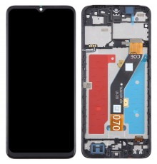 Дисплей для ZTE Blade A34, Blade A54, чорний, з рамкою, Original (PRC)