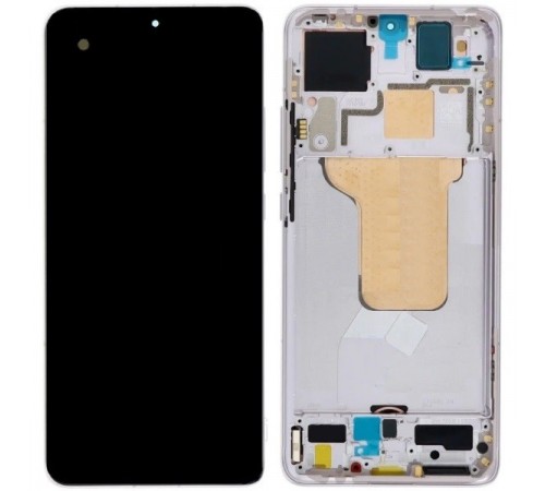 Дисплей для Xiaomi 12, 12S, 12X, фиолетовый, с рамкой, Original (PRC), 2112123AC, 2112123AG, 2206123SC, 2201123G, 2201123C