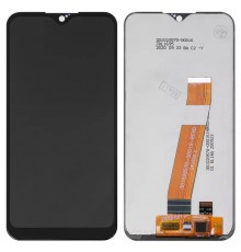 Дисплей для Samsung A015 Galaxy A01, A015F Galaxy A01, черный, Best copy, без рамки, Сopy, с узким коннектором