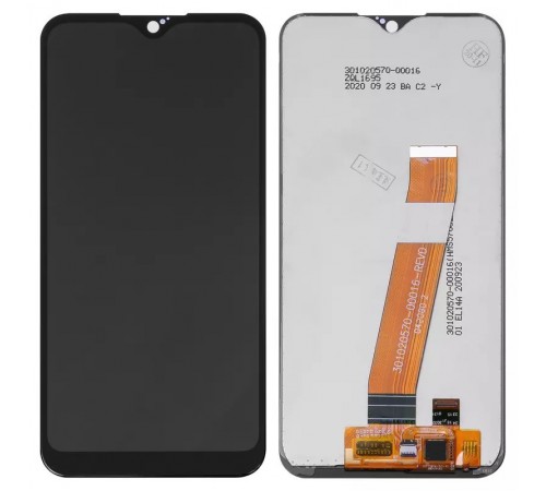 Дисплей для Samsung A015 Galaxy A01, A015F Galaxy A01, черный, Best copy, без рамки, Сopy, с узким коннектором
