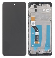 Дисплей для Motorola Moto G60s, черный, с рамкой, Original (PRC)