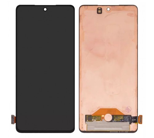 Дисплей для Samsung M526 Galaxy M52, черный, без рамки, Оригинал (переклеено стекло)