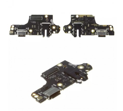 Шлейф для Xiaomi Redmi Note 9 Pro, Redmi Note 9S, коннектора зарядки, коннектора наушников, микрофона, плата зарядки, Original (PRC)