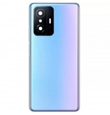 Задняя панель корпуса для Xiaomi 11T, 11T Pro, голубая (Celestial Blue) + стекло камеры