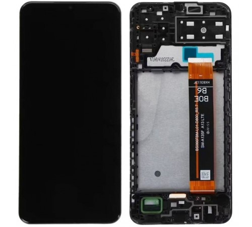 Дисплей для Samsung A135 Galaxy A13, M135 Galaxy M13, черный, с рамкой, High Copy SM-A135F BS066FBM-L01-D800_R5.7