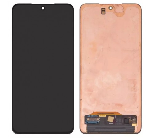 Дисплей для Samsung G990B Galaxy S21 FE 5G, черный, без рамки, Оригинал (переклеено стекло)