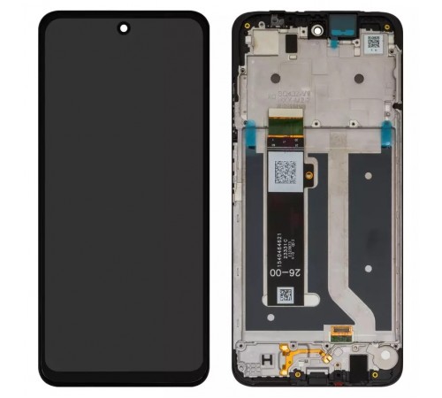 Дисплей для Motorola Moto G34, Moto G45, черный, с рамкой, High Copy 1540464621
