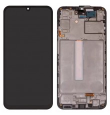 Дисплей для Samsung A256 Galaxy A25, черный, с рамкой, Original (PRC)