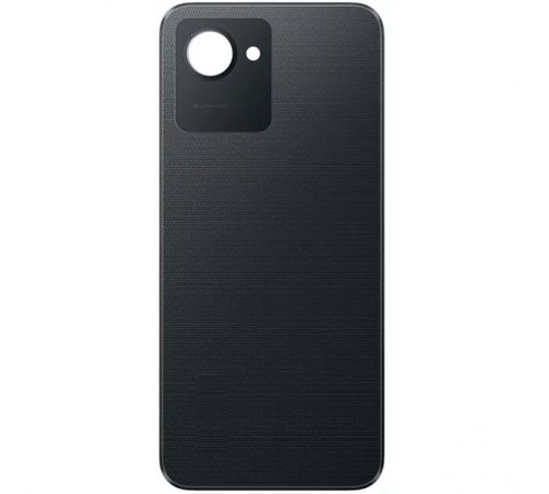 Задня панель корпуса для Realme C30s, чорна (Stripe Black)
