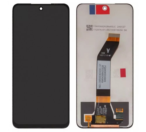 Дисплей для Xiaomi Redmi 10 (2021), Redmi 10 (2022), черный, без рамки, Сopy
