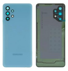 Задня панель корпусу для Samsung A325 Galaxy A32, синя (Awesome Blue) + скло камери
